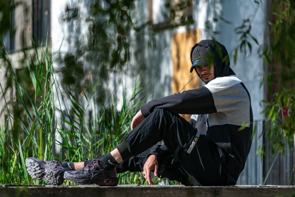 Samuel dans le quartier Ginko