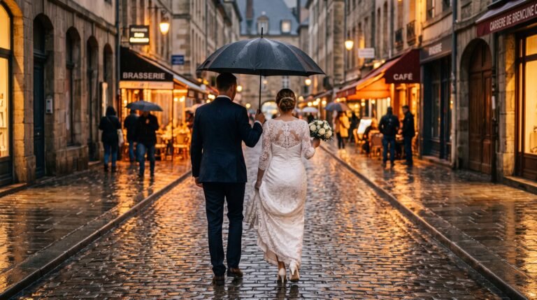 Mariage sous la pluie : le plan B qui sauve vraiment la journée