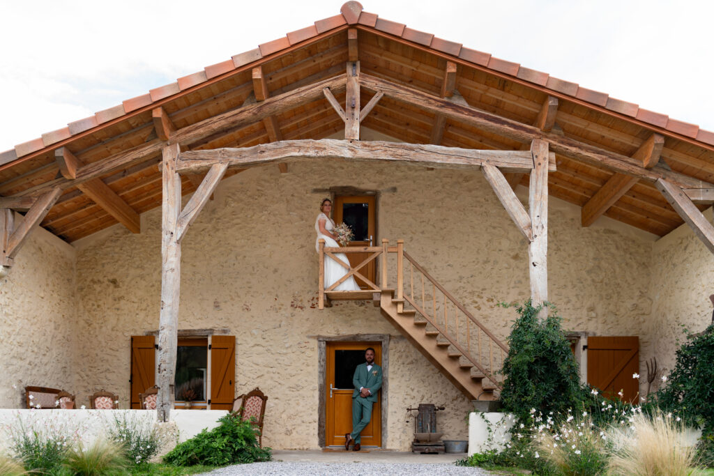 Façade d'un lieu de mariage champêtre près de Marmande – cadre élégant et naturel